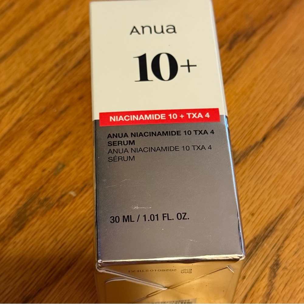 Anua Niacinamide 10+ TXA 4 Serum - Silver - NEW